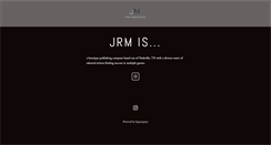 Desktop Screenshot of jrmpublishing.com