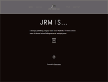 Tablet Screenshot of jrmpublishing.com